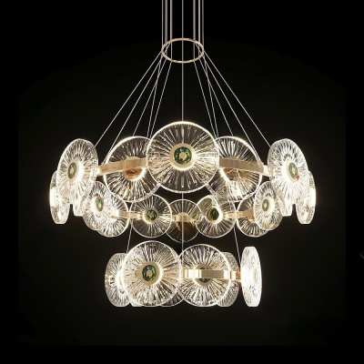 现代吊灯3D模型下载